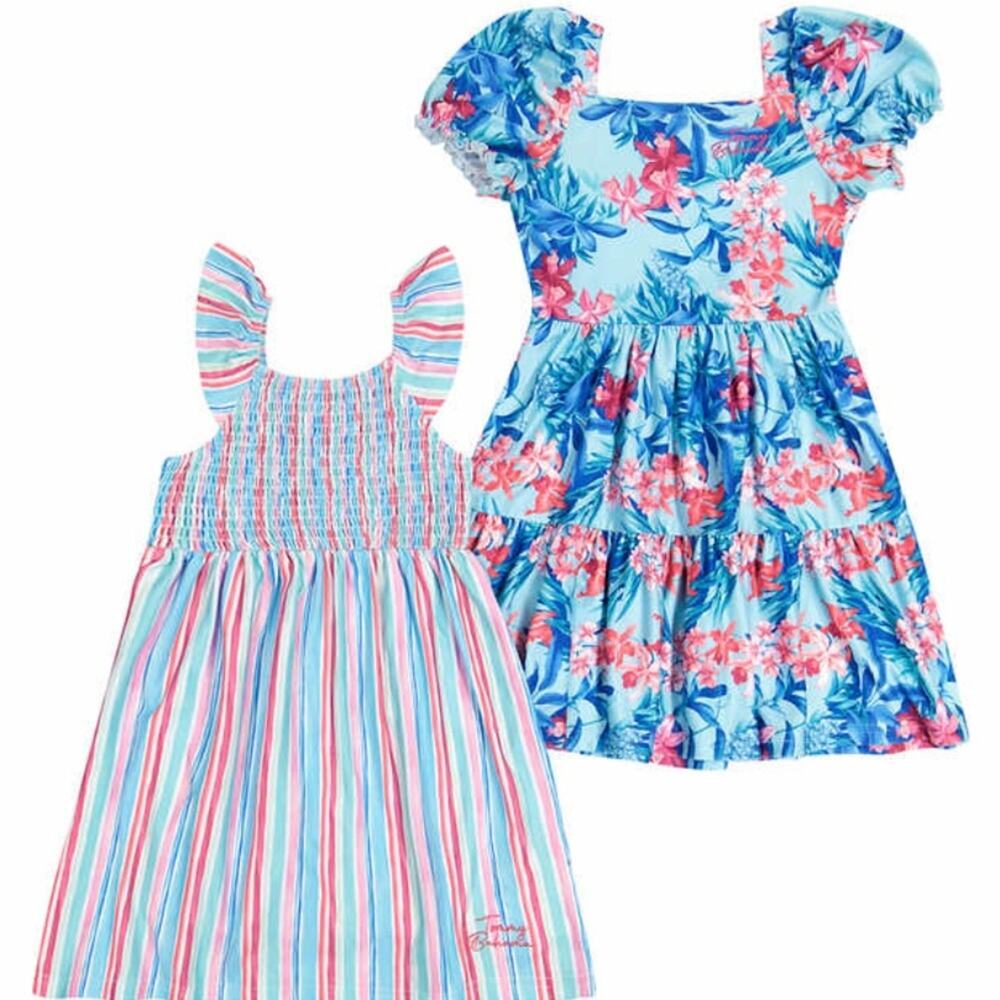 Tommy Bahama Kids'‎ 2-pack Dress 3T Blues Girls , like new